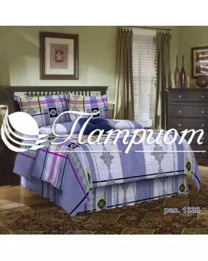 КПБ 1.5 спальный набивная бязь 142 г/м² 1328